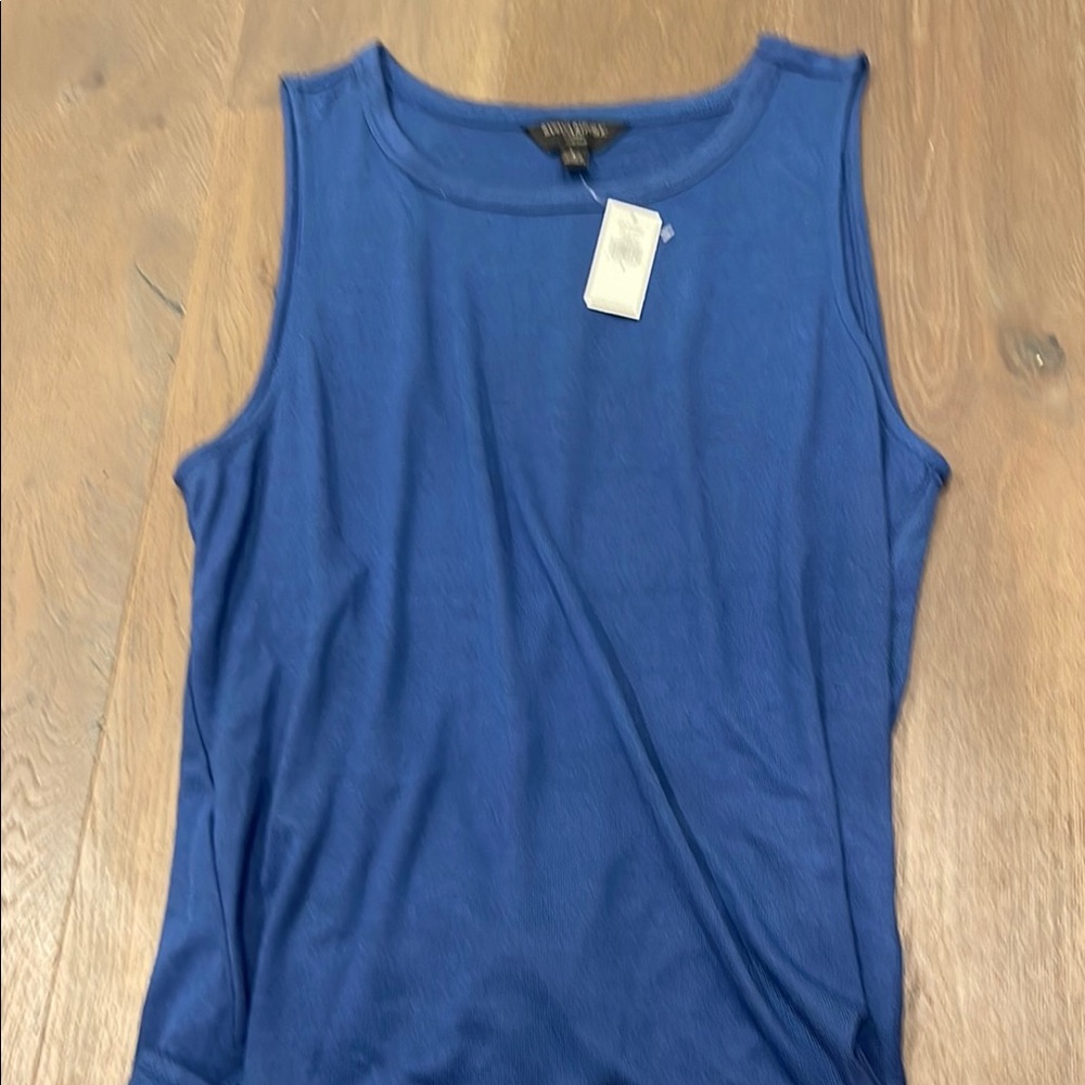 Blue Sleeveless Top